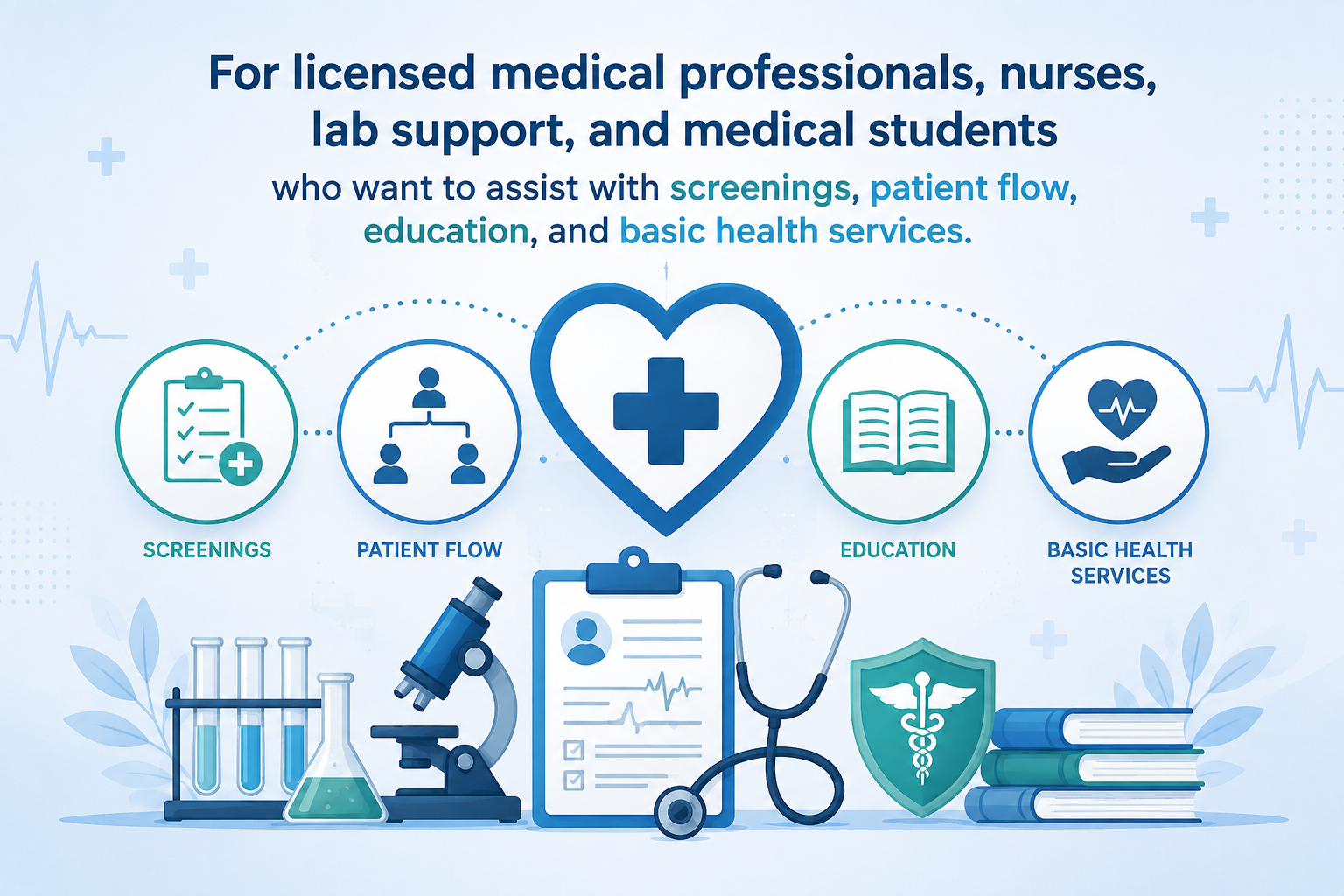 Clinical volunteer opportunities with HealthFront